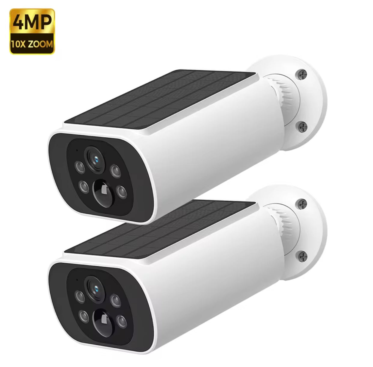 Solar WiFi Outdoor Security Camera 2.5K – AI Motion Detect, Color Night Vision, Wireless