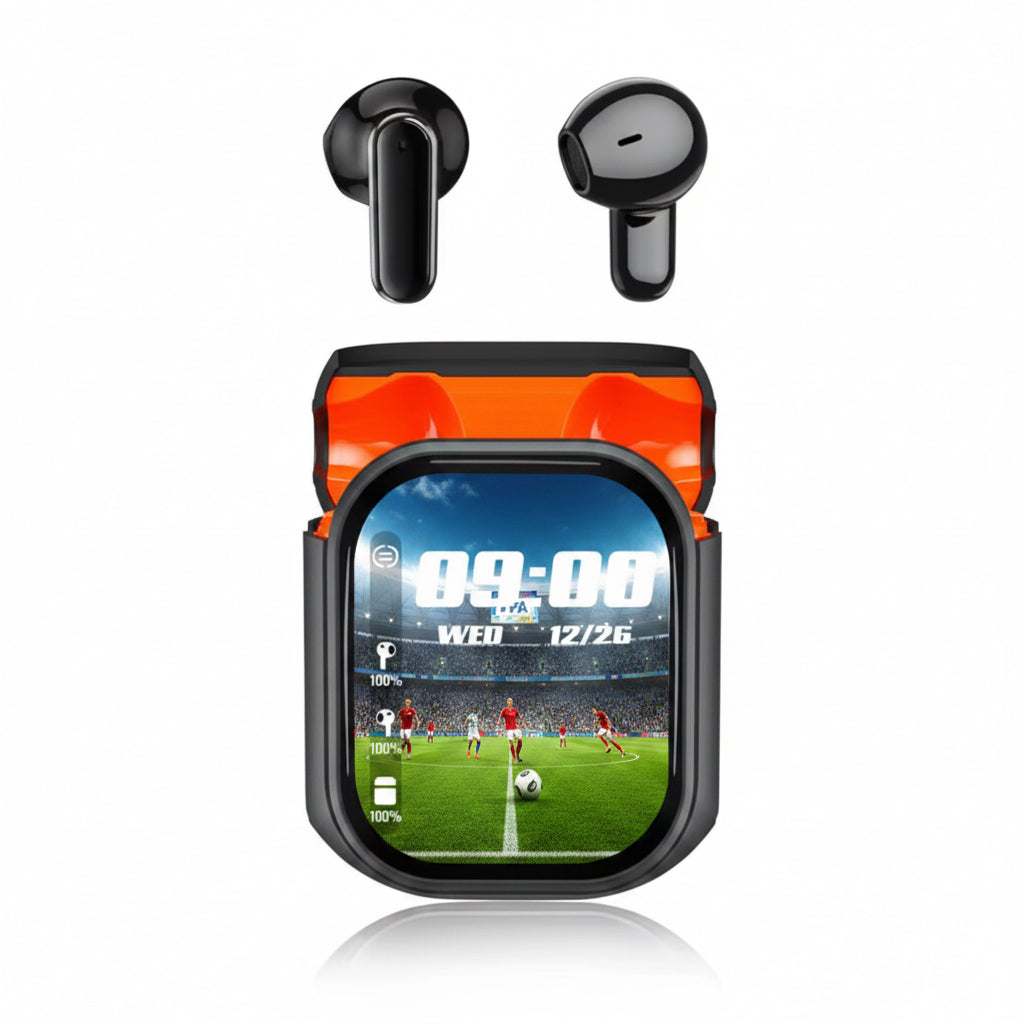 NE200 AI Translation TWS Earbuds - ANC Noise Cancelling, 134 Languages, Full Color Touch Screen