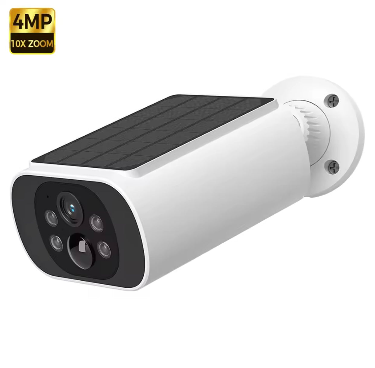 Solar WiFi Outdoor Security Camera 2.5K – AI Motion Detect, Color Night Vision, Wireless